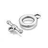 201 Stainless Steel Toggle Clasps STAS-N099-21-3