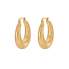 Elegant European Style Stainless Steel Gold-Plated Women's Earrings WS1374-9-1