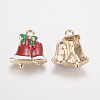 Alloy Enamel Pendants ENAM-G107-01G-2