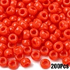 200Pcs Opaque Plastic Beads KY-YW0001-79D-1