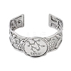 Constellation Alloy Open Cuff Bangles for Women Men LS-BJEW-C064-01AS-06-2