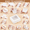 Square Kraft Paper Storage Gift Boxes CON-WH0095-100C-01-4