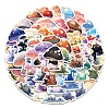 50Pcs Colorful Cartoon Mushroom PVC Stickers PW-WGEB4DD-01-4