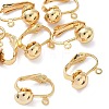 SHEGRACE Brass Clip-on Earring Findings XGR0066G-53G-1