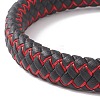 Leather Braided Cord Bracelets BJEW-E345-07-B-3