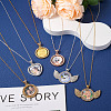 Fashewelry DIY Pendant Necklace Making Finding Kits DIY-FW0001-29-16