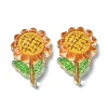 Transparent Epoxy Resin Decoden Cabochons CRES-I030-16A-1