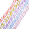 25 Yards 5 Colors Polycotton(Polyester Cotton) Ribbon OCOR-TAC0030-02B-3