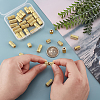 30Pcs Brass Capsule Lace Lock Buckles KK-PH0011-61G-3