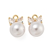 Brass Cubic Zirconia Charms KK-U036-05G-1