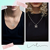 30Pcs Iron Ball Chain Necklace Making MAK-SP0001-08P-5
