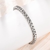 304 Stainless Steel Cuban Link
Chain Bracelets for Women Men BJEW-F527-07P-2