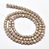 Faceted Round Full Rainbow Plated Electroplate Glass Beads Strands X-EGLA-J130-FR01-2