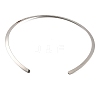 202 Stainless Steel Wire Choker Necklace NJEW-H011-07P-01-1