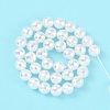 Electroplated Glass Pearl Beads Strands LS-BSHE-C007-A01-02-1-3