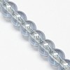 Electroplate Crystal Glass Round Beads Strands EGLA-F037-6mm-A05-1