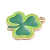 Saint Patrick's Day Alloy Enamel Pendants ENAM-G222-01E-04-2