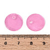Spray Painted Natural Capiz Shell Disc Charms BSHE-T014-02F-3