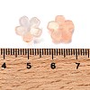 Acrylic Bead Caps OACR-I024-01G-3