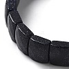 Synthetic Blue Goldstone Stretch Bracelets BJEW-F406-B24-3