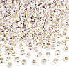 500Pcs Plating Acrylic Beads PACR-TADJ0001-01D-1