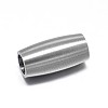 Tarnish Resistant Column 304 Stainless Steel Magnetic Clasps with Glue-in Ends LS-STAS-D059-15C-1