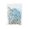 100Pcs Polyester Cord Mobile Straps MOBA-FS0001-02B-11