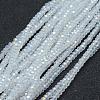 Electroplate Glass Beads Strands EGLA-J144-AB-A01-1