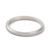 Non-Tarnish 2mm Matte Plain Dome Finger Ring for Girl Women RJEW-C012-01F-P-2