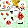 12Pcs 12 Styles Brass Acrylic Pendants OACR-CJ0002-68-3