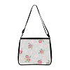 Flower Printed Polyester Shoulder Bags PW-WG4B978-06-1