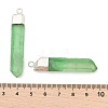 Natural Quartz Crystal Pointed Pendants G-P253-03S-12-3