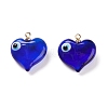 Handmade Evil Eye Lampwork Pendants LAMP-M015-03B-2