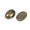 Oval Natural Pyrite Cabochons G-S395-01-2