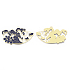 Brass Enamel Big Pendants KK-N223-06-3