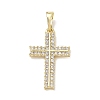 Brass with Crystal Rhinestone Pendants RB-CBA6830-03G-02-1