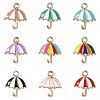 45Pcs 9 Colors Alloy Pendants ENAM-CJ0002-73-1