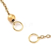 304 Stainless Steel Round Ball Cable Chain Bracelet Making AJEW-JB01331-01-3