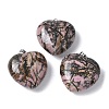 Natural Rhodonite Pendants G-A259-02P-06-1
