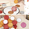 CRASPIRE 100Pcs Adhesive Wax Seal Stickers DIY-CP0009-90C-5