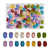Cheriswelry 96Pcs 8 Colors Transparent Glass Beads Strands GLAA-CW0001-04-1