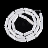Electroplate Imitation Jade Glass Beads Strands EGLA-Q132-02A-A06-2