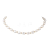 Natural Freshwater Pearl Rice Beaded Necklaces for Women NJEW-JN06018-3