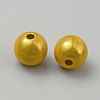 Matte Spray Painted Acrylic Beads OACR-TAC0001-13G-2