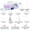 DIY Natural Gemstone Dangle Earrings Kits DIY-FS0006-91-4