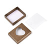 12Pcs 6 Colors Cardboard Jewelry Set Boxes CBOX-N015-04-5