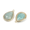 Natural Amazonite Faceted Pendants G-I382-05G-08-2