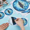 4 Pairs 2 Styles Eye PVC Headlight Car Sticker AJEW-HY0002-38A-3