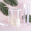 6Pcs Transparent PVC Sheets FIND-WA0001-34B-5