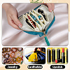 Cloth Jewelry Storage Zipper Bags with Tassel for Earrings Rings Bracelets Necklaces AJEW-WH0596-664C-3